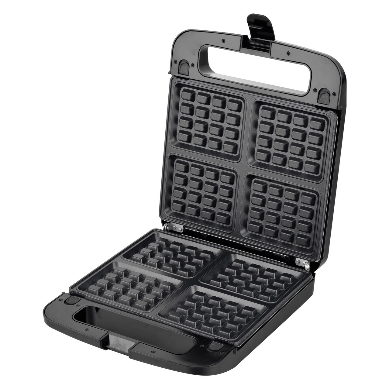 Sandwich maker 2 in 1, Zokura, grill / vafe, 4 felii, 1400 W - imagine 2