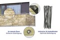 Folie paravan pentru balcon si gradina, Maximex, Balcony, 500x85 cm, polietilena, multicolor