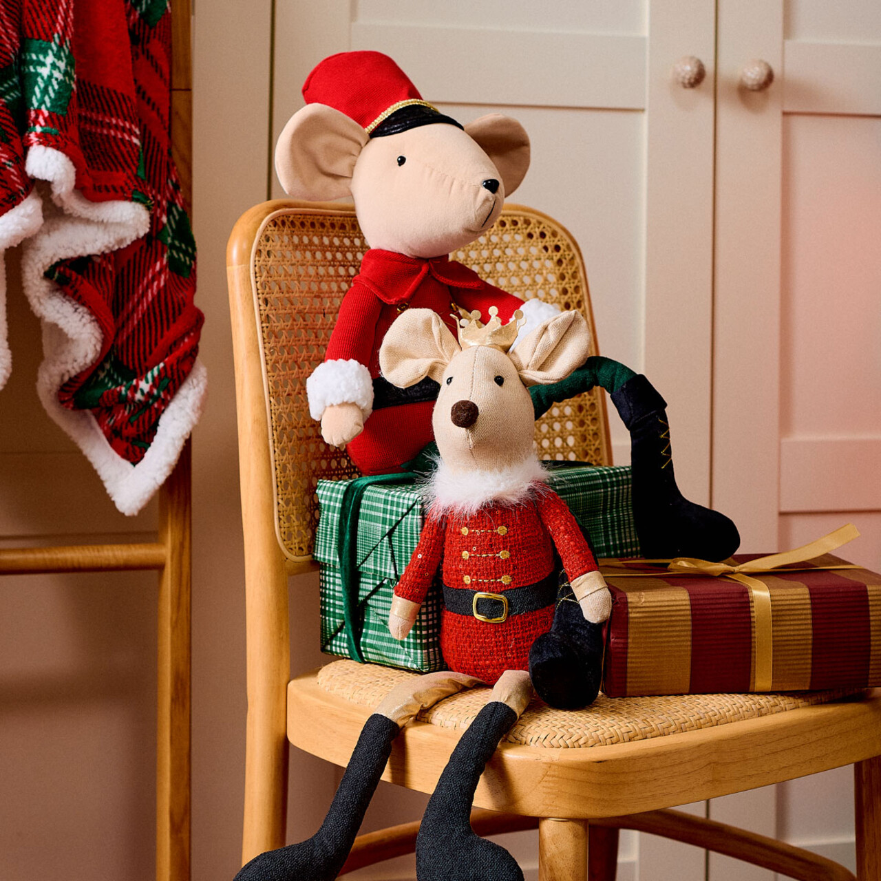 Decoratiune Dixie, Homla, 71 cm, poliester, rosu