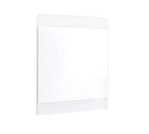 Oglinda decorativa, Çilek, white mirror, 71.1x75.4x3.5 cm, multicolor