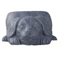Ghiveci, Dog Dark, Creaciones Meng, 42x32.5x17 cm, ciment