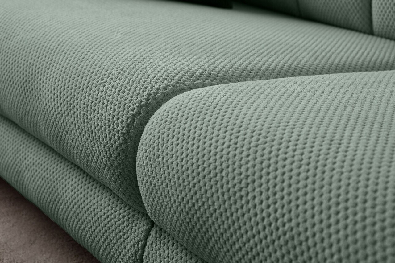Canapea 3 locuri, Atelier del Sofa, 752EST1160, Lemn de carpen/PAL melaminat, Verde - view 10