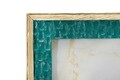 Rama foto Grent, Mauro Ferretti, 15x20 cm, polirasina/sticla, verde/auriu