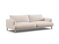 Canapea 4 locuri, Naomi, Micadoni Home, 230x95x75 cm, tesatura structurata, bej
