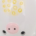 Cana, Pig, Creaciones Meng, 13x9.5x10 cm, ceramica, alb