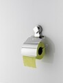 Suport pentru hartie igienica Bestlock, Compactor, 14.8x4x21.7 cm, crom/ABS/plastic (TPU), argintiu