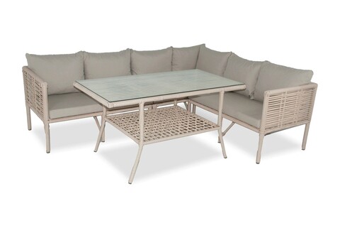 Set mobilier de gradina, jumilla, newyork 224, maro deschis