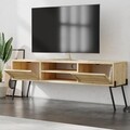 Comoda TV Naïve, Decotie, 143x35.6x50.7 cm, PAL melaminat, oak