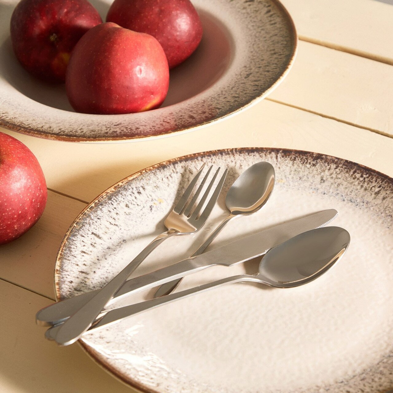 Set tacamuri 16 piese Abele, Homla, inox tip 430, argintiu — imaginea 7