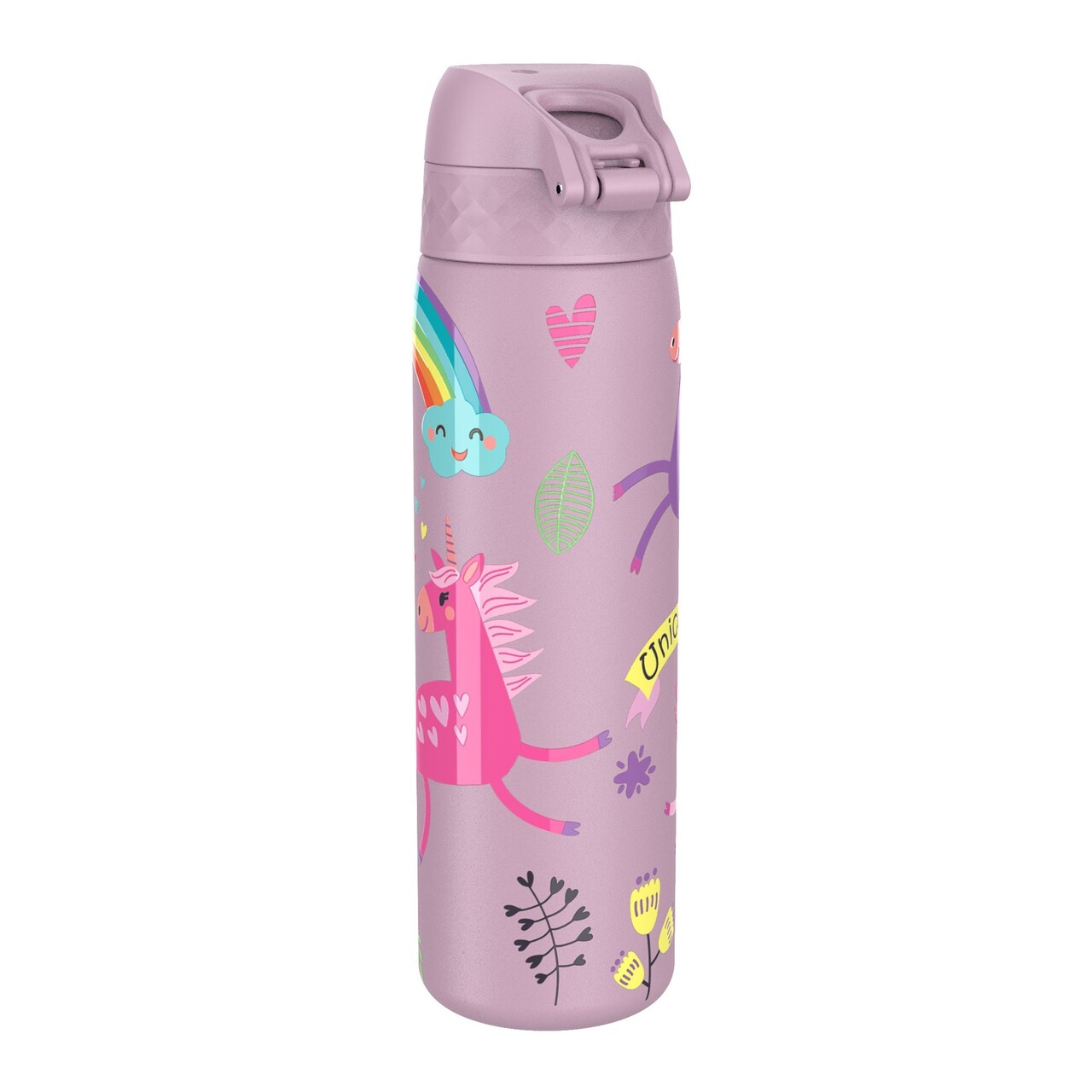 Sticla apa pentru copii Slim, inox, 600ml, Unicorns - Ion8 - view 3
