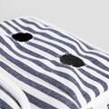 Geanta termica Modern Hamptons, Homla, 43x20x30 cm, poliester/spuma, alb/albastru