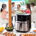 Friteuza cu aer fara ulei InnovaGoods, Fryinn Pro 5500, 1700 W,  5.5 L, negru/argintiu