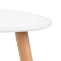Masuta de cafea Travesa, Homla, 60x60x48 cm, lemn/MDF, alb/natur