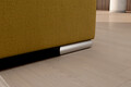 Coltar extensibil dreapta 3 locuri ELTAP, RT-45NU, Sado, 272x192x95 cm, lemn/poliester, mustar