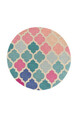 Covor Rosella Pink/Blue, Flair Rugs, D160 cm, lana, multicolor