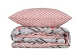 Lenjerie de pat dubla Super King (EU) (IT), Tile - Cinnamon, Cotton Box, Bumbac Ranforce