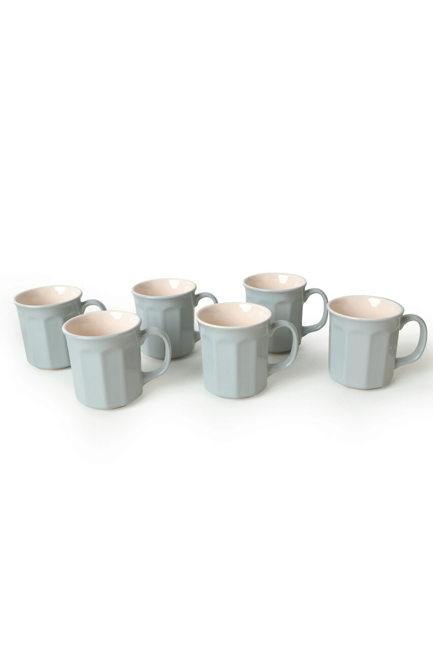 Set cani, Keramika, 275KRM1977, Ceramica , Nu absoarbe apa, Gri / Crem - 2 | YEO