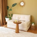 Canapea extensibila 2 locuri, Salida, 363SLD1106, Catifea, Bej