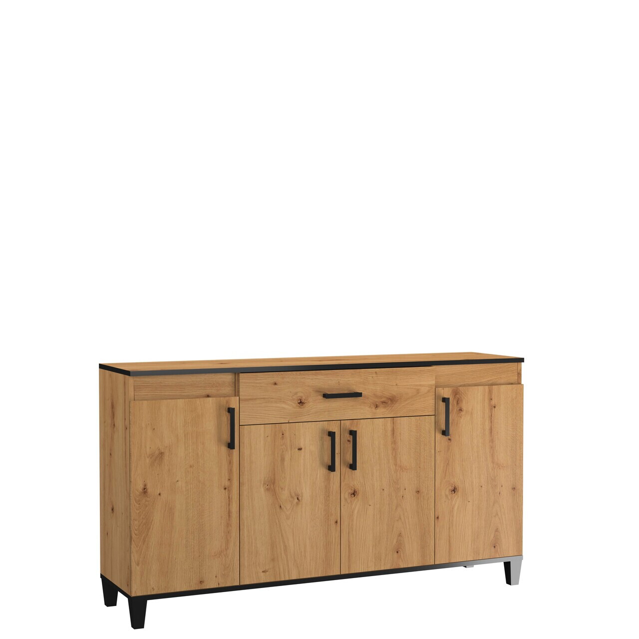 Comoda ADRK, Pola 16, 160x40x90 cm, PAL laminat, artisan — imaginea 2