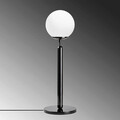 Lampa de masa, Fulgor, 942FLG1811, Metal, Negru / Crem