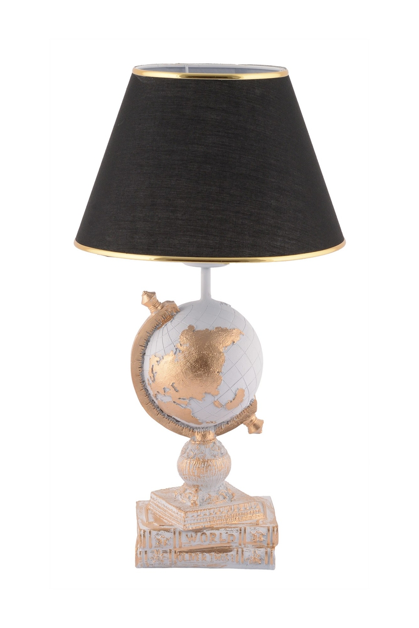 Lampa de masa, Opviq, 390FLH2248, Alb / Negru / Auriu - view 3