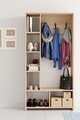 Cuier de perete, Hanah Home, İvriz, 90x182x35 cm, Stejar Sonomo