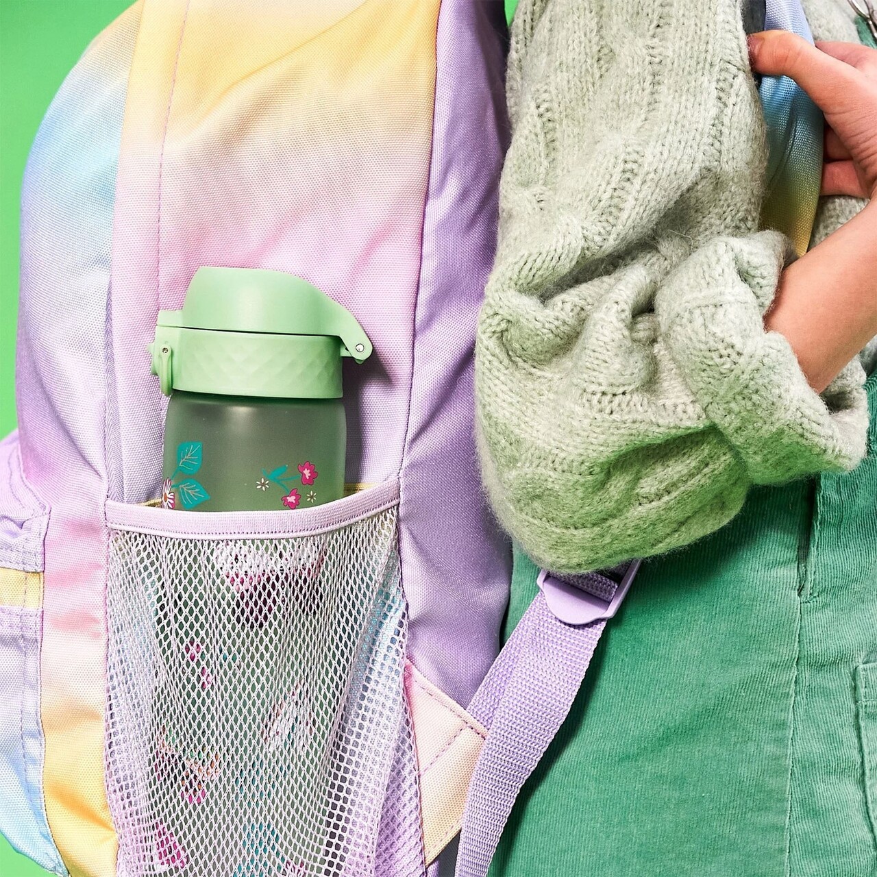 Sticla apa pentru copii Slim, recyclon, 500ml, Wild Butterflies - Ion8 - imagine 8