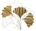 Decoratiune de perete 3D Goxy, Mauro Ferretti, 80x70 cm, fier, auriu