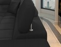 Coltar extensibil dreapta 4 locuri ELTAP, ERI-14, Eridano, 275x202x88 cm, lemn/poliester, negru