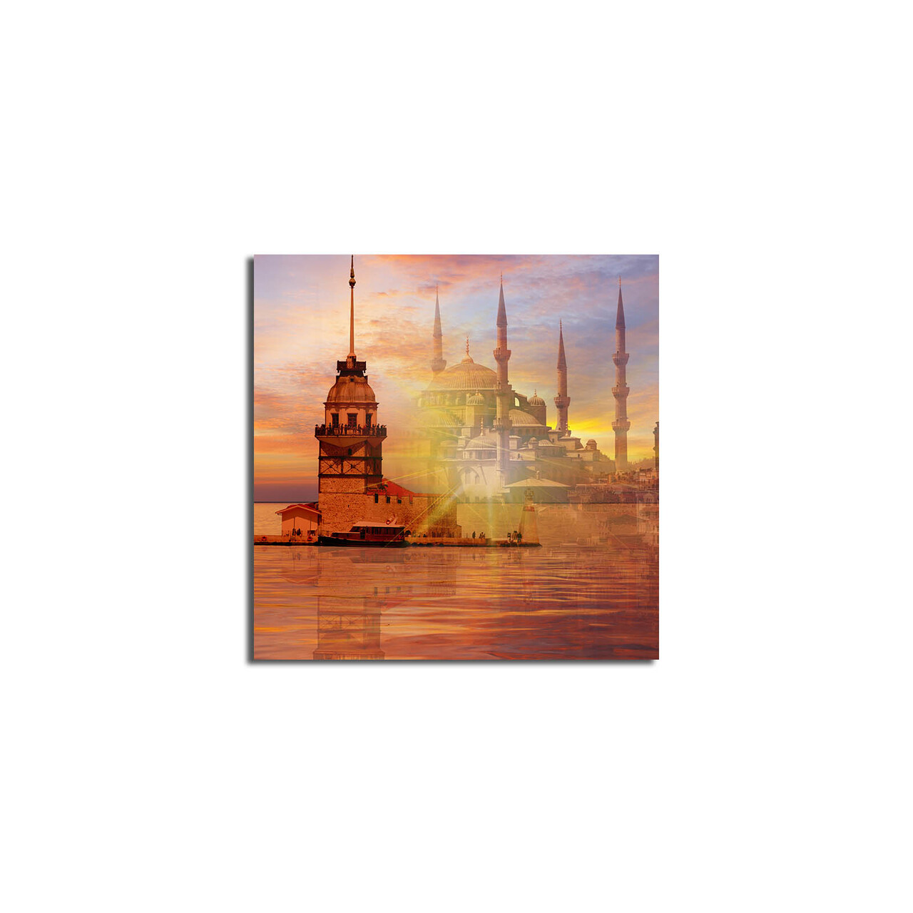 Tablou decorativ, 4545K-42, Dimensiune: 45 x 45 cm, Multicolor - view 4