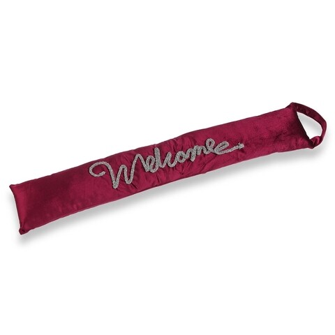 Perna de usa Welcome, Versa, 83×15 cm, textil, roz 83x15