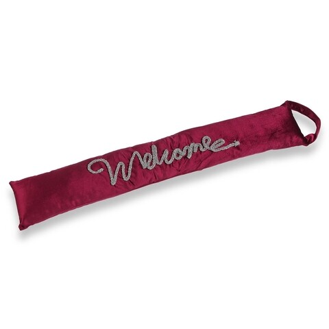 Perna de usa Welcome, Versa, 83x15 cm, textil, roz