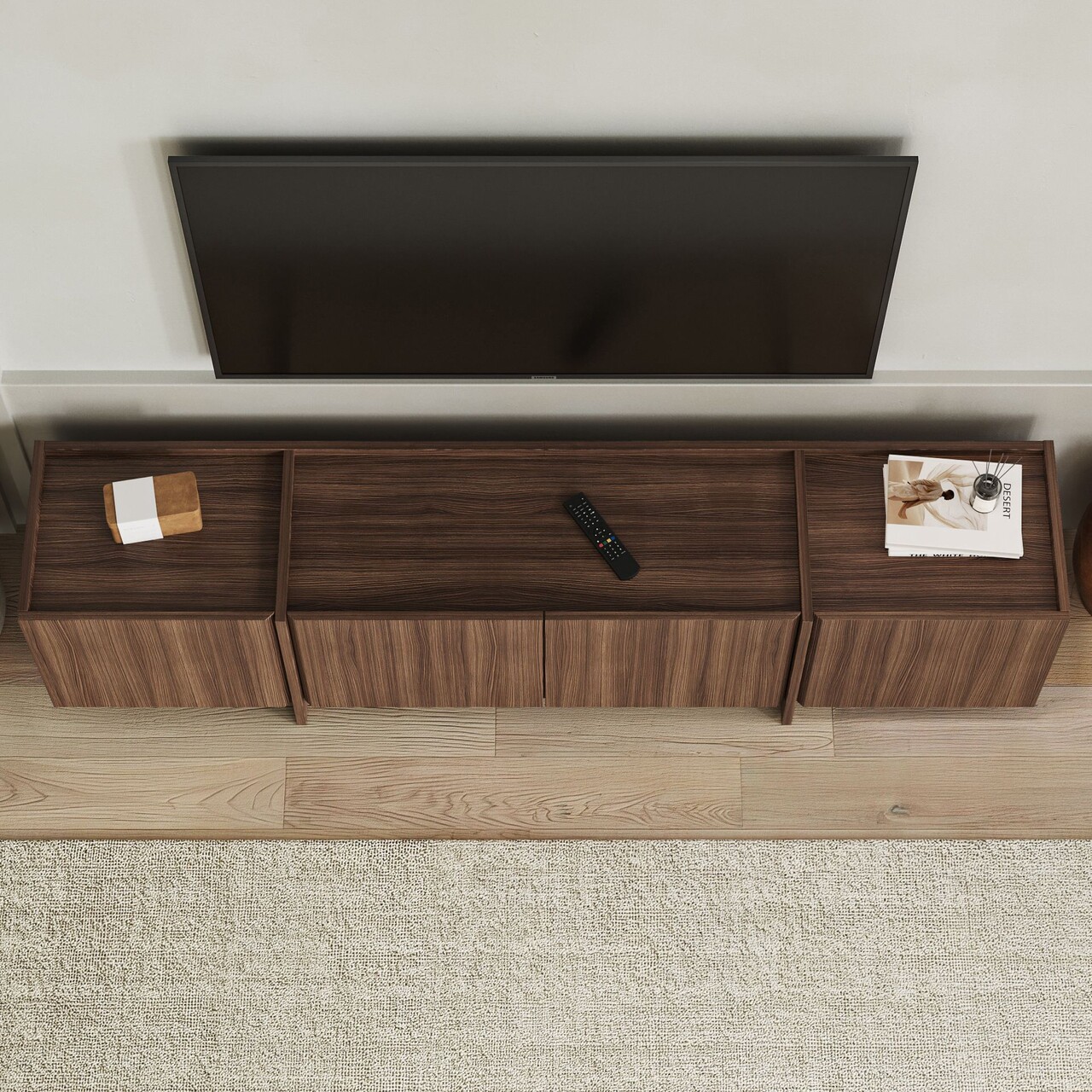 Comoda TV, Nordure, Lowen, 180x46x35 cm, Nuc Milano - imagine 5