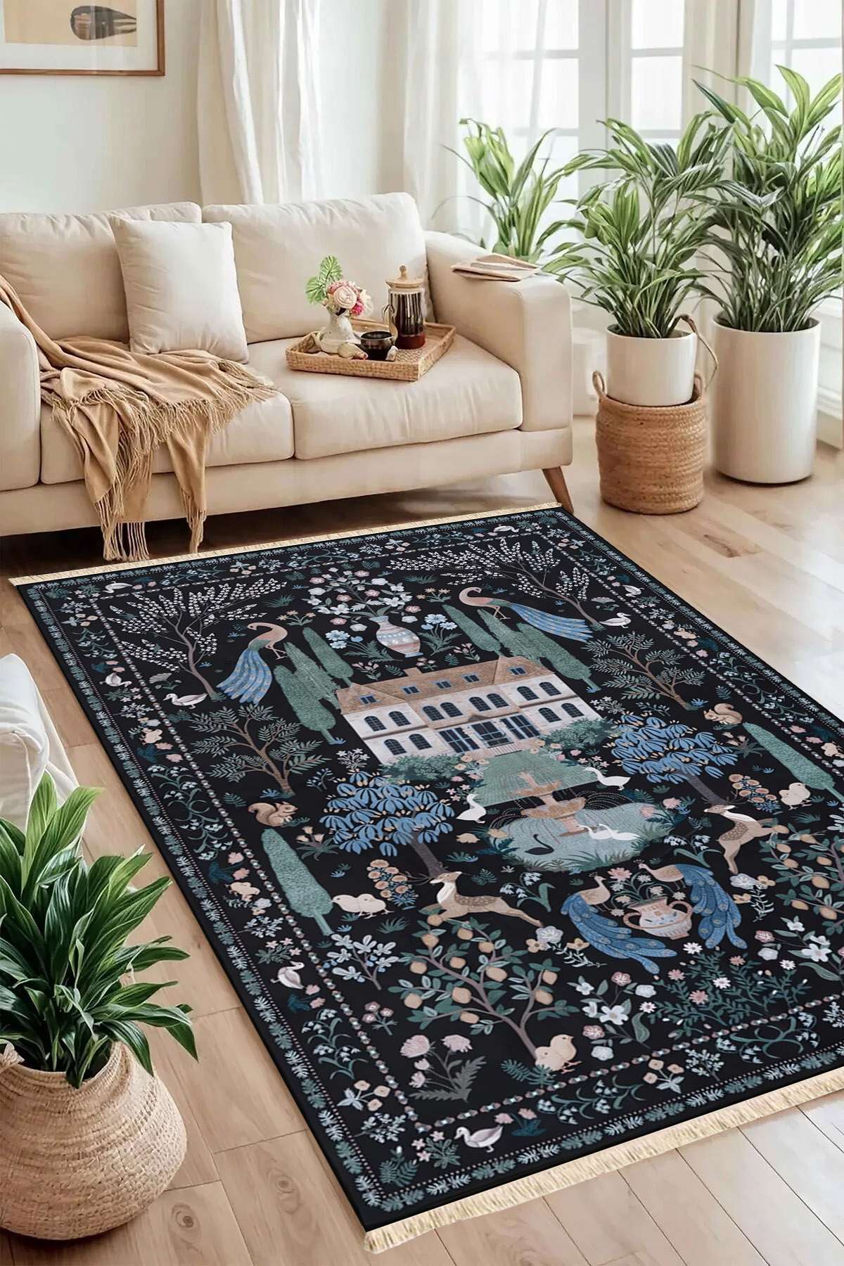 Covor, 242, 150x230 cm, Bumbac, Multicolor