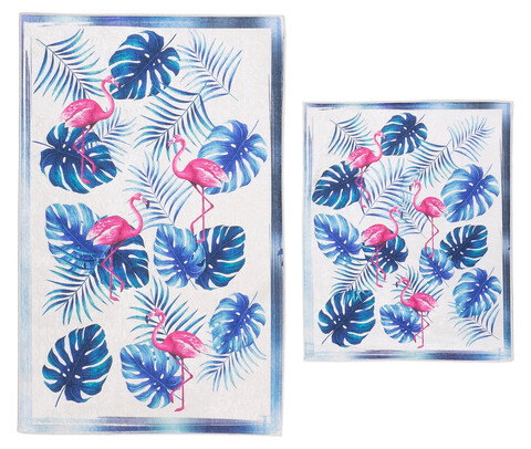 Set covoraș de baie (2 bucăți), elliott, 4201a, catifea, multicolor