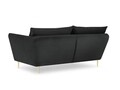Canapea, Verveine, Mazzini Sofas, 3 locuri, 212x95x96 cm, catifea, gri inchis
