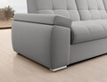 Coltar extensibil dreapta 3 locuri ELTAP, RT-04SO, Sado, 272x192x95 cm, lemn/poliester, gri deschis