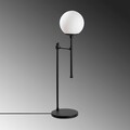 Lampa de masa, Step - 13073, Fulgor, 18 x 24 x 55 cm, 1 x E14, 40W, negru