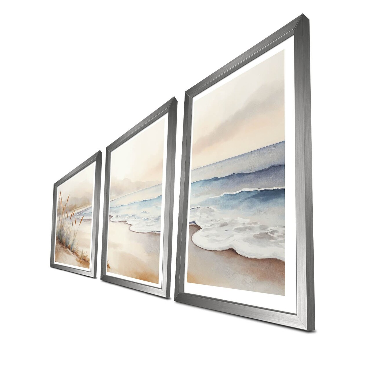 Set 3 tablouri decorative, 3Pantct-021, Cadru: 100% LEMN (Grosime: 1,9 cm), Multicolor - view 4
