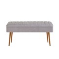 Banca, Vella, Vina 0701, 90x39x40 cm, PAL, Pin Atlantic / Gri