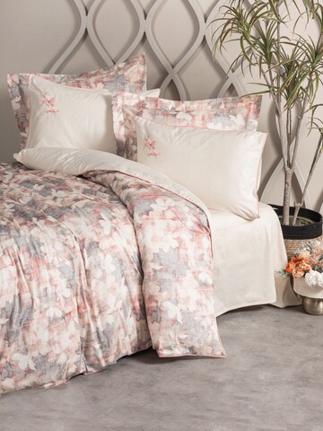 Lenjerie de pat dubla, Layana - Pink, Cotton Box, Bumbac Satinat