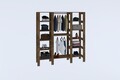 Dulap pentru haine, Puqa Design, City, 161.4x180x33.6 cm, PAL, Maro