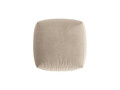 Taburet, Chris-184, Micadoni Home, 100x100x43 cm, catifea, ecru