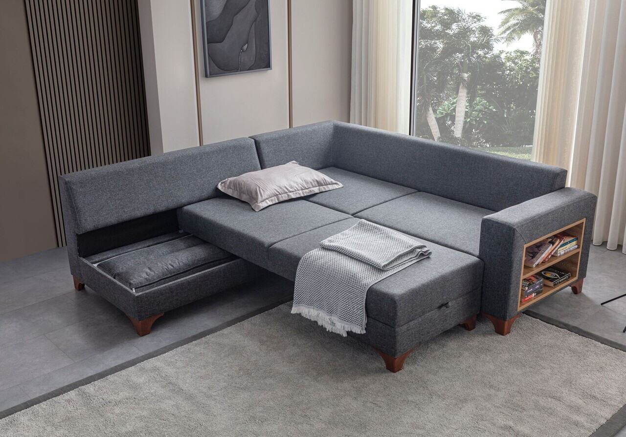 Coltar, Atelier del Sofa, 752EST1390, Lemn de carpen/PAL melaminat, Antracit - view 2