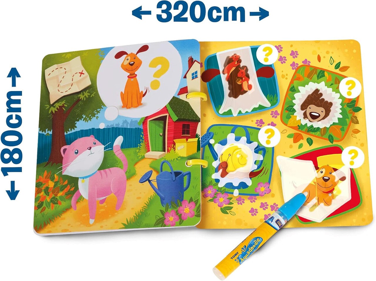 Carticica cu activitati Aquadoodle, 32x16 cm, plastic, multicolor - 2 | YEO