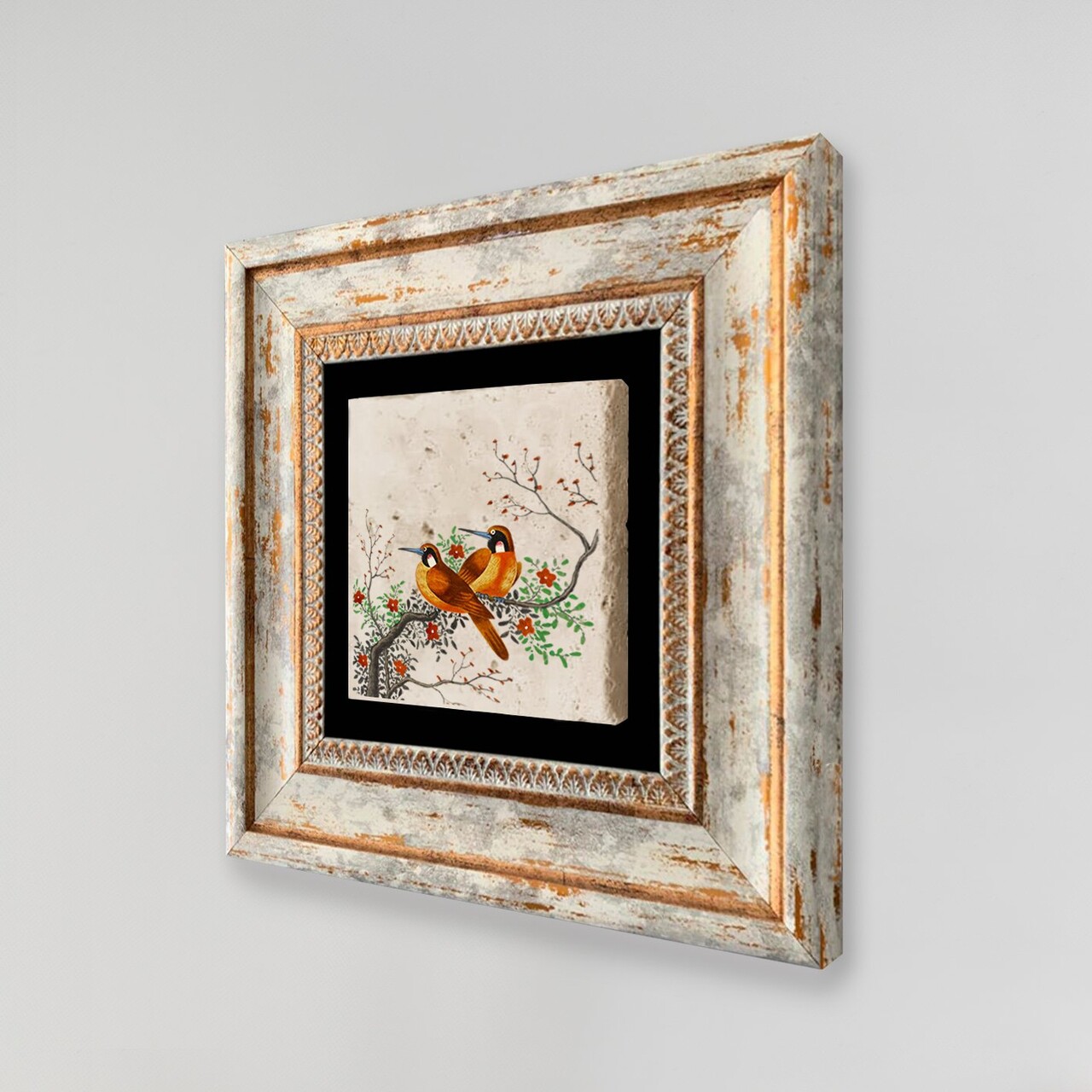 Tablou decorativ, TC66461, Cadru: 100% LEMN (Grosime: 2 cm), Multicolor - view 2