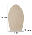 Vaza decorativa Dune High, Mauro Ferretti, 18x9.5x29.5 cm, fier, crem