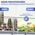 Folie paravan pentru balcon si gradina, Maximex, Butterfly, 500x85 cm, plastic, multicolor