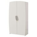 Dulap cu 2 usi, Brianna, L.105.1 l.55 H.190.2, mdf, alb/bej
