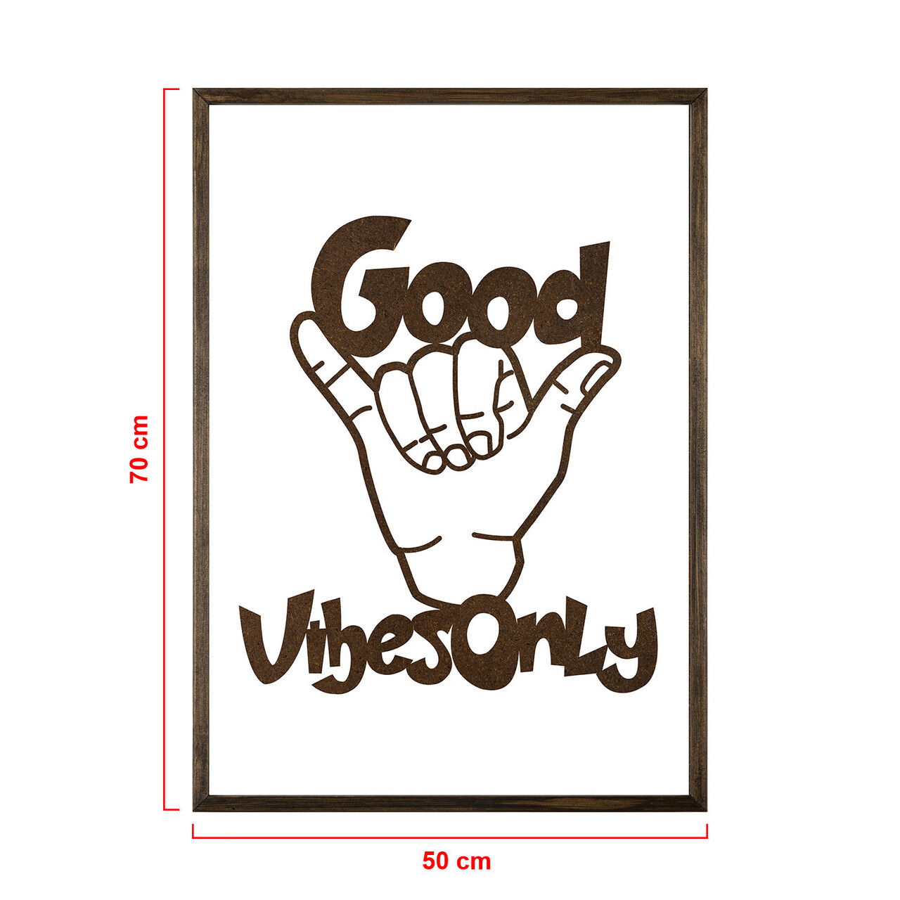 Tablou decorativ, TD029, Lemn, Desenat manual, Natural